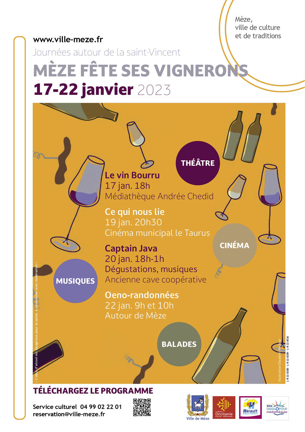 SaintVincent 2023 un programme culturel et festif Ville de Mèze